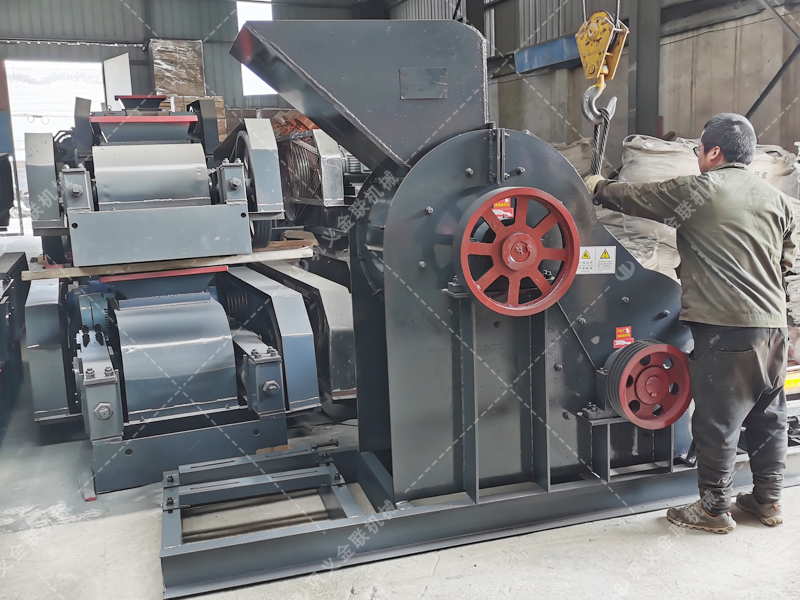 SCF800X600雙級粉碎機(jī)發(fā)貨圖片_發(fā)往山東濟(jì)南_破碎煤矸石